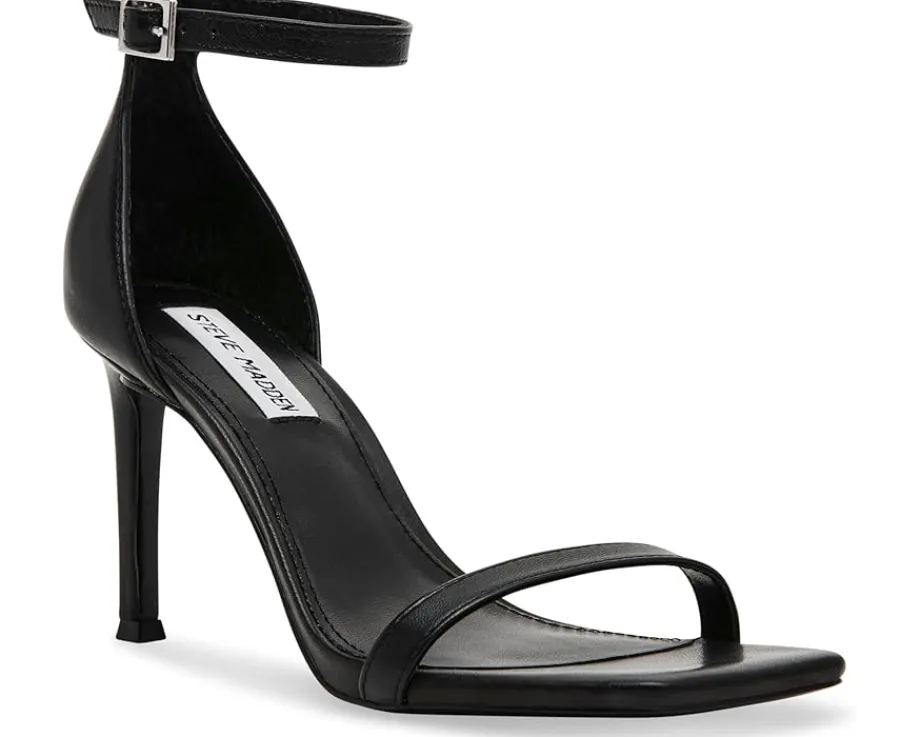 Steve Madden Piked Black Leather Outlet