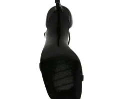 Steve Madden Piked Black Leather Outlet