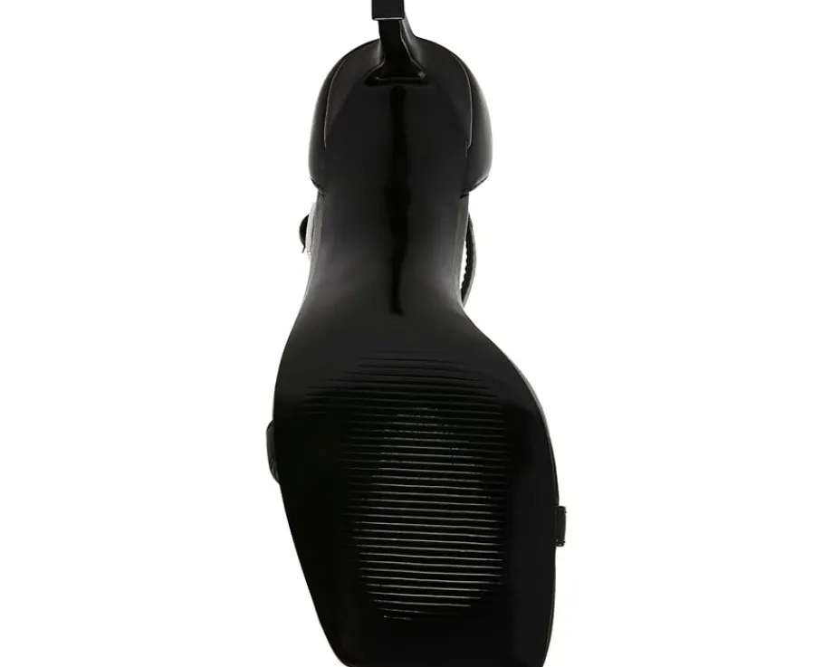 Steve Madden Piked Black Leather Outlet