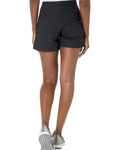 adidas Golf Pin Tuck 5" Pull-On Shorts Black Outlet