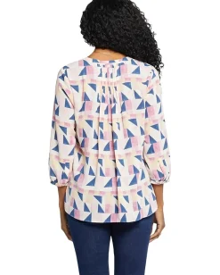 NYDJ Pintuck Blouse Marquette Sale