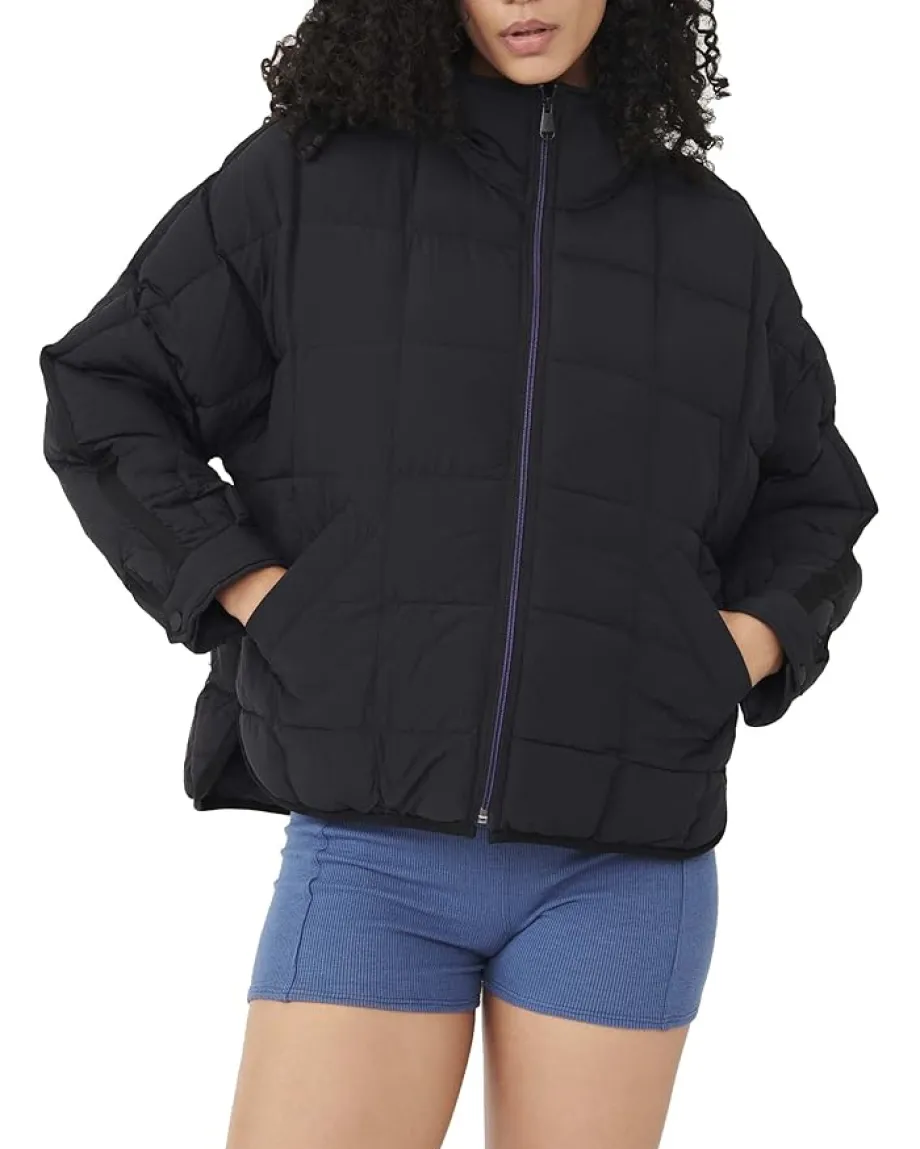 FP Movement Pippa Packable Puffer Jacket Black New