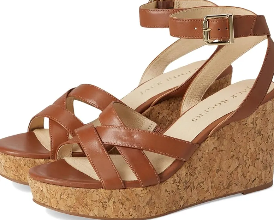 Jack Rogers Pippa Wedge Cognac Best