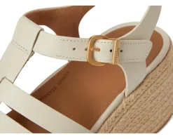 Women FitFlop PLATFFORMS Espadrille Leather Fisherman Wedge Sandals