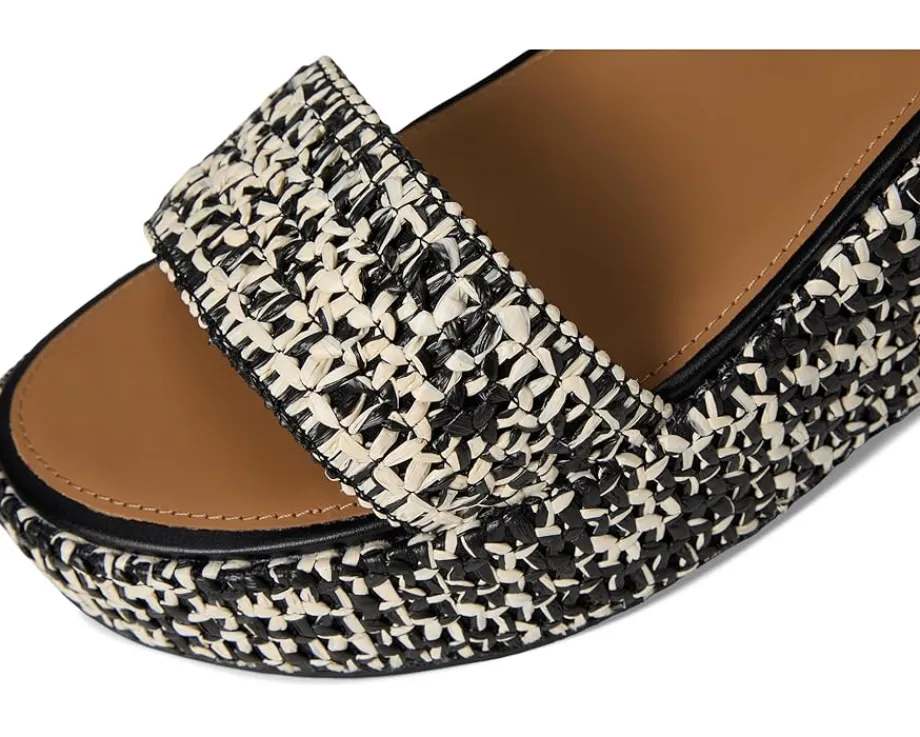 Women FitFlop Platfforms Woven Wedge Ankle-Strap Sandals