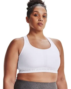 Women Under Armour Plus Size Crossback Mid Impact Bra
