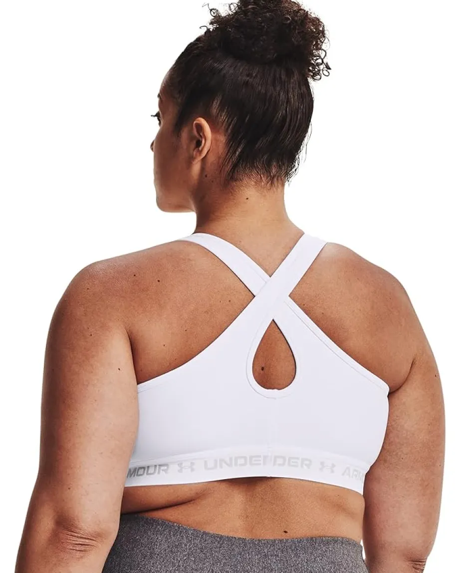 Women Under Armour Plus Size Crossback Mid Impact Bra