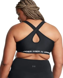 Women Under Armour Plus Size Crossback Mid Impact Bra