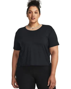Under Armour Plus Size Motion Short Sleeve T Shirt Black/Jet Gray Hot