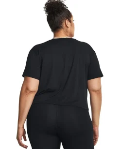 Under Armour Plus Size Motion Short Sleeve T Shirt Black/Jet Gray Hot
