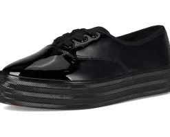 Keds Point Lace Up Black/Black Patent Leather Best