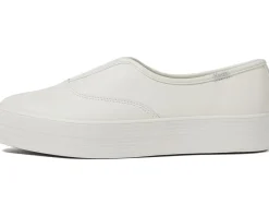 Keds Point Slip On White Leather Sale