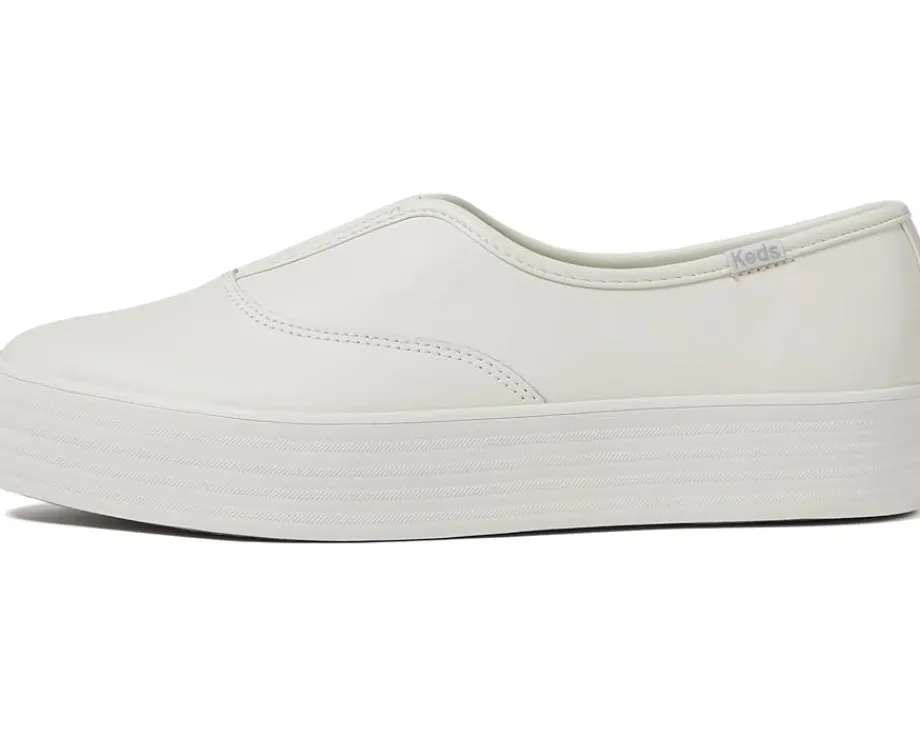 Keds Point Slip On White Leather Sale