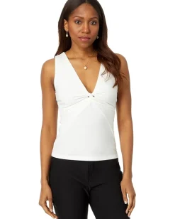 Women NIC+ZOE Polished Jersey Twist Tank