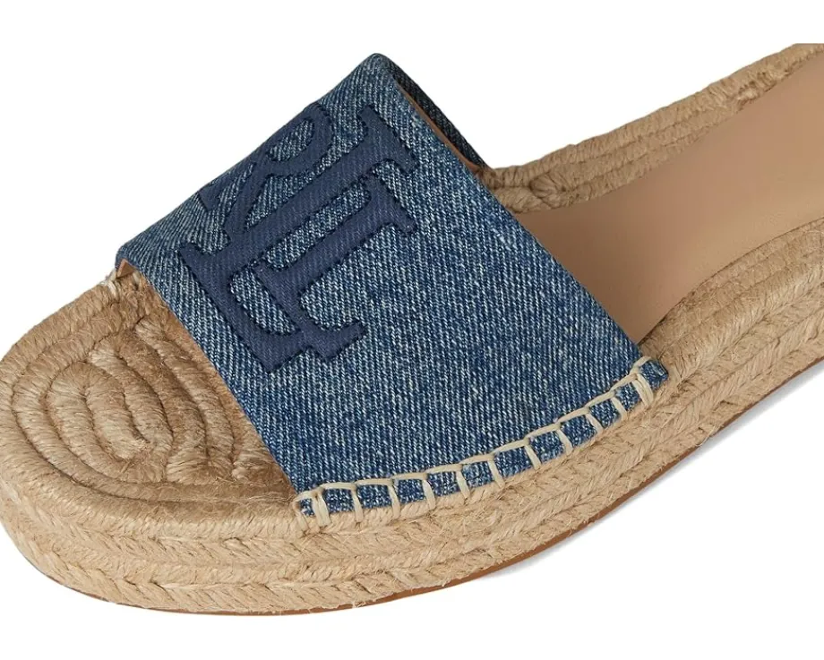 Women Lauren Ralph Lauren Polly Washed Denim Espadrille