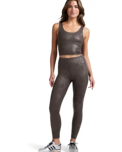 Beyond Yoga Powershine Sport+street Cropped Tank Viper Espresso Hot