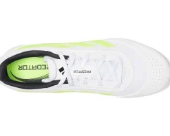 adidas Predator Club Indoor Soccer Cleats White/Lucid Lemon/Black Outlet