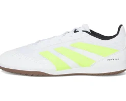 adidas Predator Club Indoor Soccer Cleats White/Lucid Lemon/Black Outlet