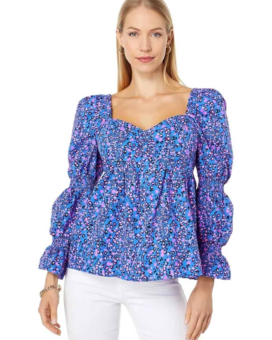Women Lilly Pulitzer Preslee Long Sleeve Top