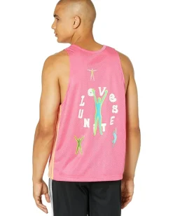 adidas Pride Badge Of Sport Jersey Semi Solar Pink New