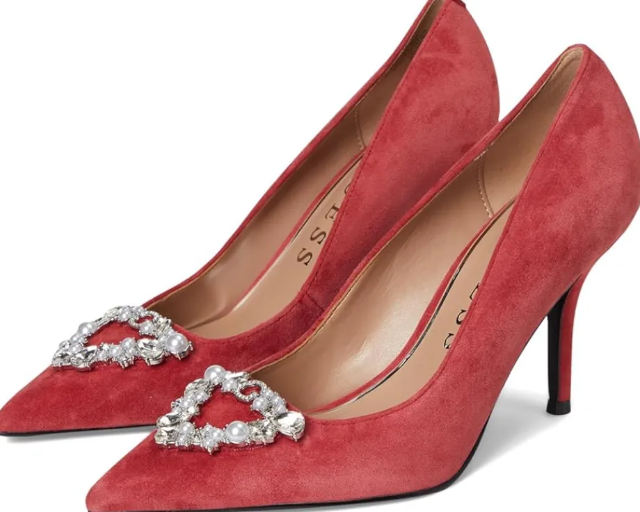 GUESS Prinsen Red Suede Clearance