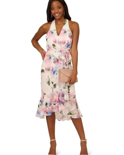 Women Adrianna Papell Printed High-Low Dress