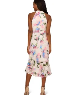 Women Adrianna Papell Printed High-Low Dress