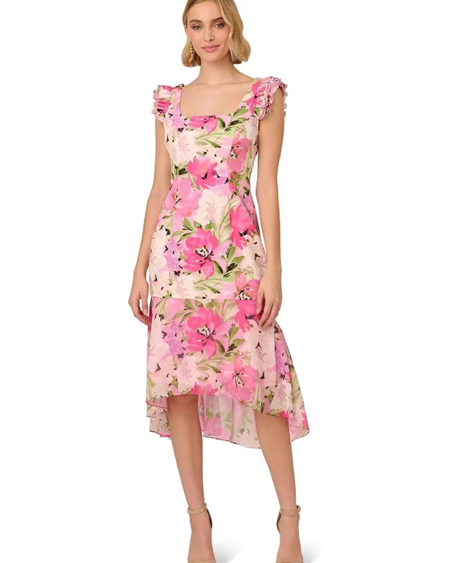 Women Adrianna Papell Printed Midi Dress