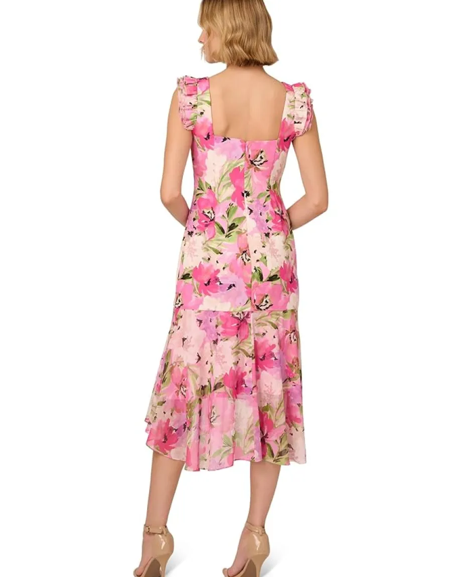 Women Adrianna Papell Printed Midi Dress