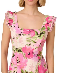 Women Adrianna Papell Printed Midi Dress