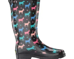 Women Western Chief Printed Tall Rain Boot