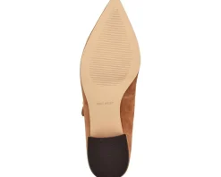 Nine West Prix Medium Brown Suede Hot
