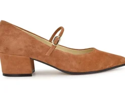 Nine West Prix Medium Brown Suede Hot