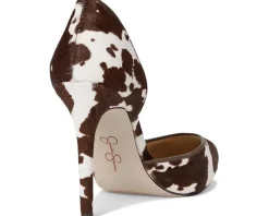 Jessica Simpson Prizma D'Orsay Pump Dark Brown/White New