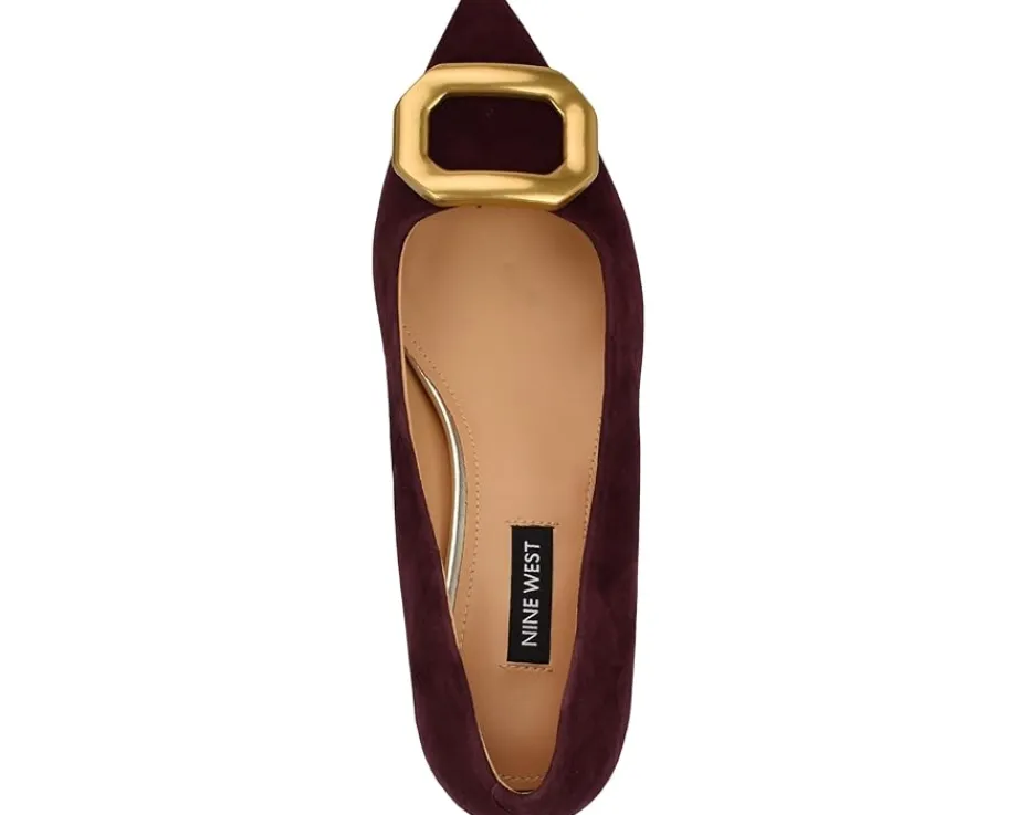 Nine West Propper Burgundy Suede Best