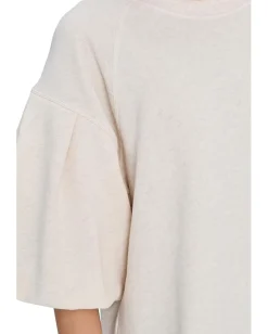 Madewell Puff Sleeve Sweatshirt Style. Hthr Natural Discount