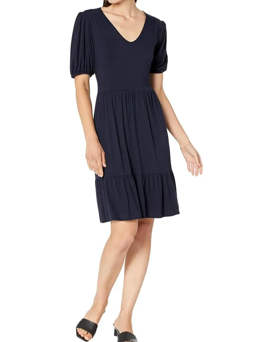 Women Karen Kane Puff Sleeve Tiered Dress