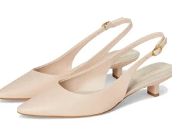 Franco Sarto Pura Slingback Shoes Blush Pink Leather