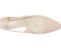 Franco Sarto Pura Slingback Shoes Blush Pink Leather