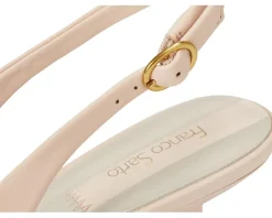 Franco Sarto Pura Slingback Shoes Blush Pink Leather