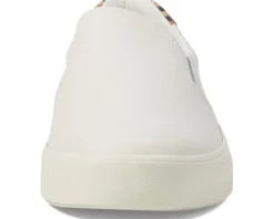 Keds Pursuit Slip On White/Leopard Leather Online