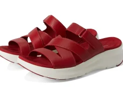 Rockport Qwyn Red Leather Hot