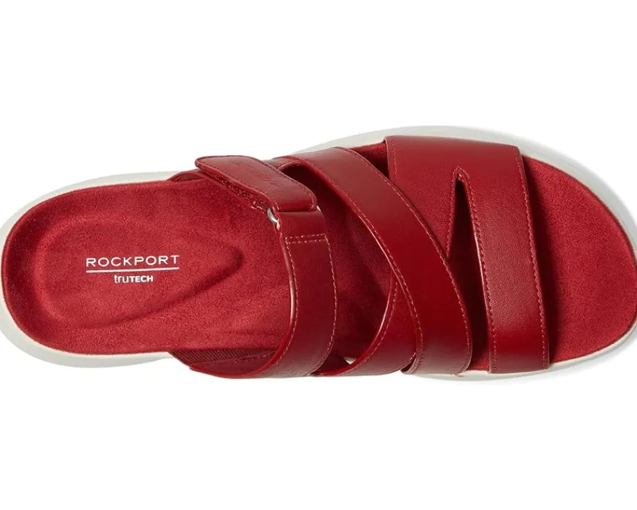 Rockport Qwyn Red Leather Hot