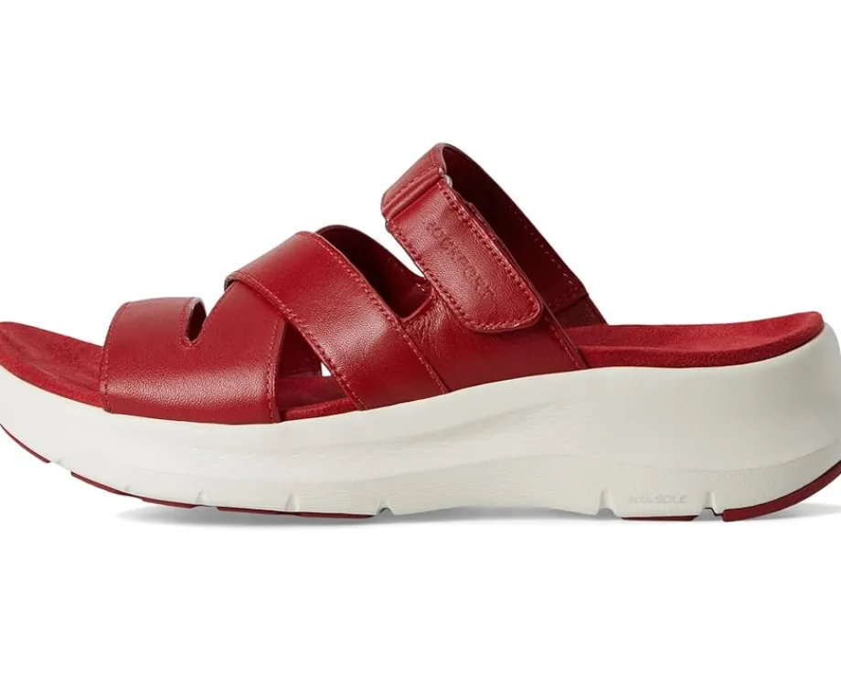 Rockport Qwyn Red Leather Hot