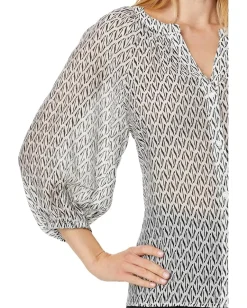 Women Vince Camuto Raglan Sleeve Button Down Blouse
