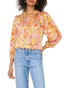 Women Vince Camuto Raglan Sleeve Peasant Blouse