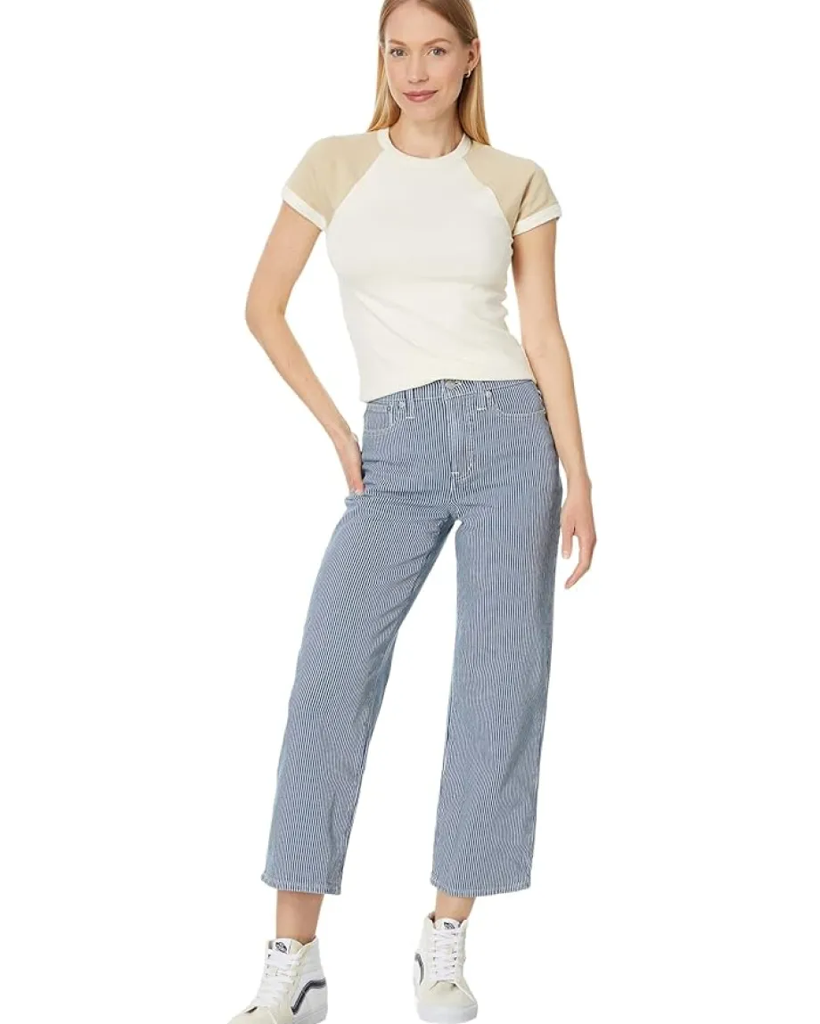 Women Madewell Raglan-Sleeve Baby Tee