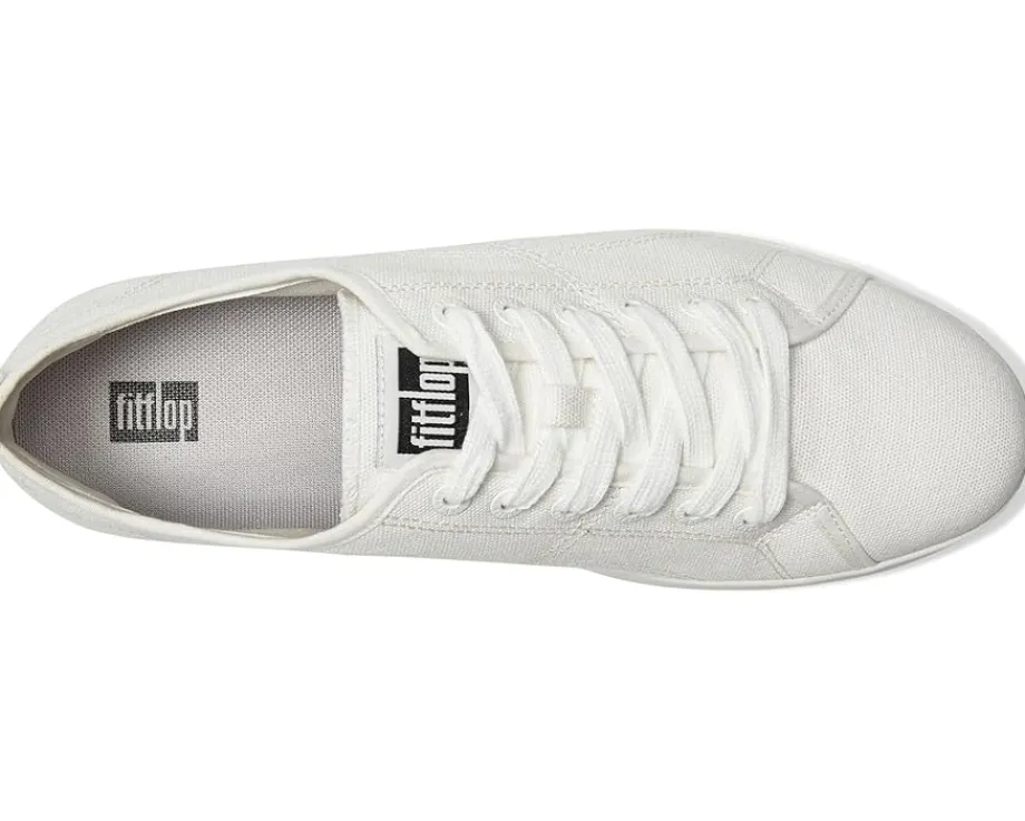 FitFlop Rally Canvas Sneakers Urban White Clearance