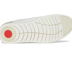 FitFlop Rally Crystal-Backtab Leather Trainers Urban White/Silver Outlet