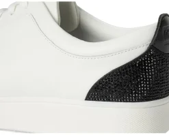 FitFlop Rally Crystal-Backtab Leather Trainers Black Outlet